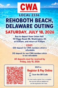 Rehoboth Beach, DE Outing Flyer